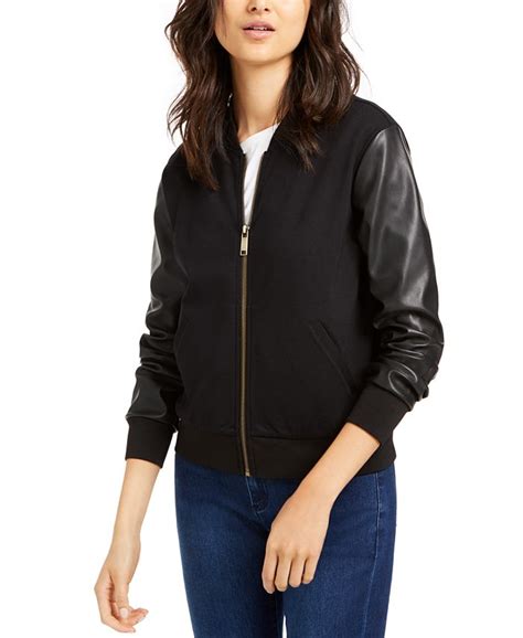 michael kors bomber|macy's Michael Kors bomber.